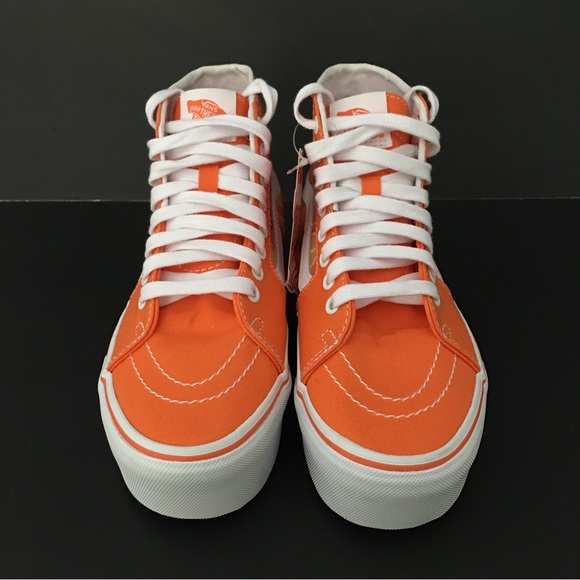 Vans SK8 Hi Taper Stackform Platform Fruit Shoes Orange Lace Up Women Girls Men - Picture 4 of 8